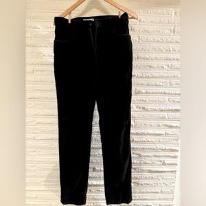 Vintage velvet/velour black Sostanza pants